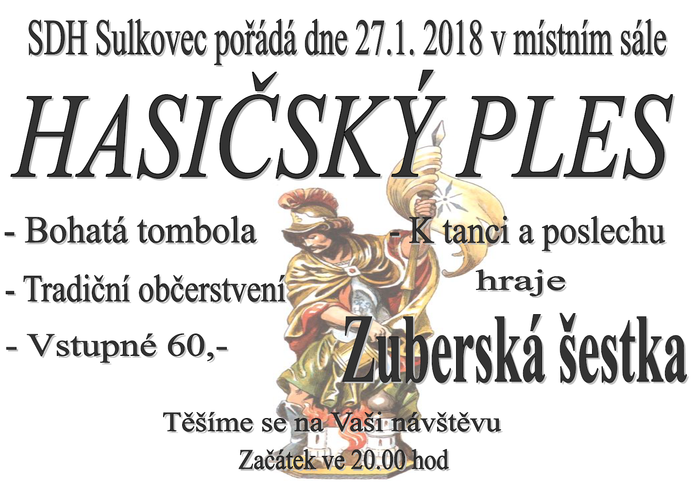 Hasičský ples Sulkovec 2018